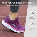 FitVille Women'S Wide Toe Box Shoes Breathable Extra Wide Running Shoe Lightweight For Swollen Feet With Cushioned Relief Pain