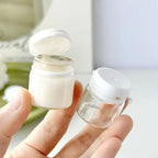 2/5PCS Clear Leak-Proof Travel Bottle for Makeup Remover & Lotion Containers Dispenser with Flip-Top Essence Bottled Separately