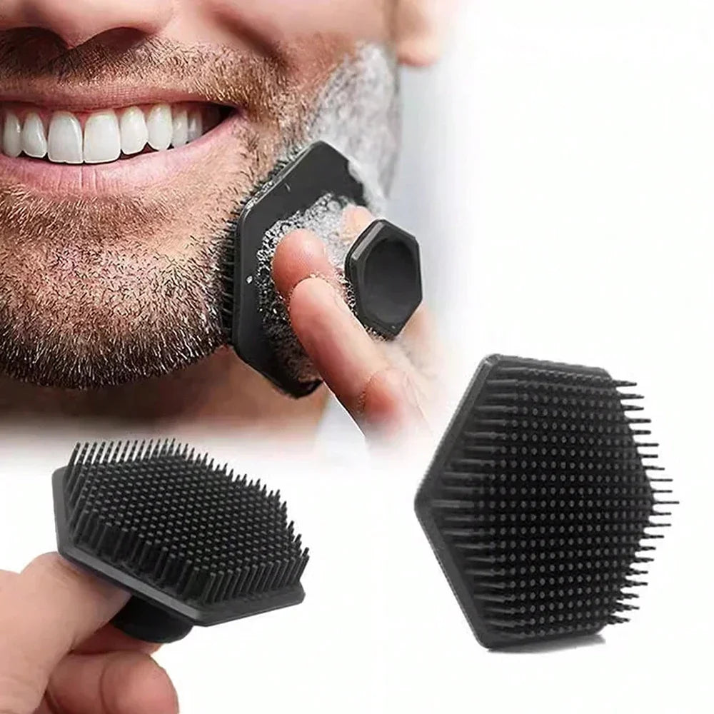 4-in-1 Multifunctional Cleaning Brush Silicone Shower Brush Set with Long Handle Massage Brush Bath Products And Tools