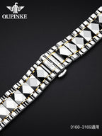 OUPINKE Original Stainless Steel Watchband for Men Watch Universal Watch Strap