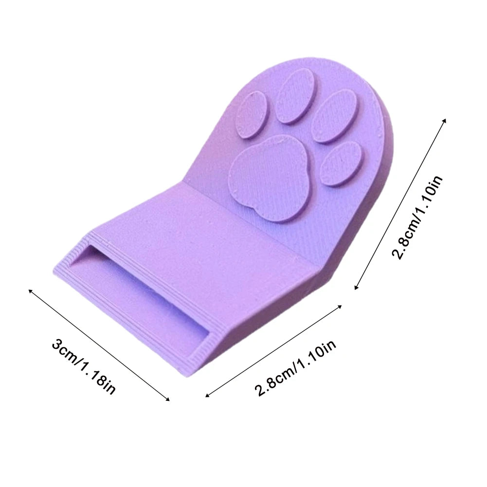 Cute Cat Paw Pet Food Can Opener with Anti Slip Handle, Kitchen Tool for Safe Manual Can Opening Kitchen Tool for Cans Lid