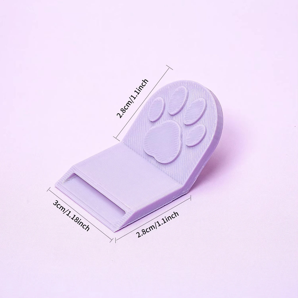 3D Printed Creative Cat Paw Shaped Pet Food Can Opener, Multifunctional Portable Cat Food Can Opener, Safe and Easy to Grip