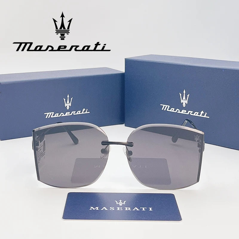 MASERATI Luxury Sunglasses Nylon Sunglasses UV400 Sunglasses for Driving Cycling Beach Outdoor for Men Women Trendy Design 20492