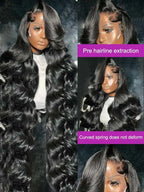 Raw Indian Body Wave 250% Density 40 42 inch 13x6 HD Lace Front Human Hair Wigs 13x4 Frontal Wigs Women Glueless Closure Wigs