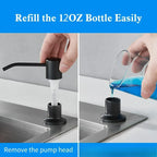 500ml / 350ml Useful Kitchen Sink Tools Home Product Bottle Liquid Soap Dispensers Durable Stainless Steel Pump
