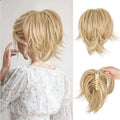 Pinch style messy chicken coop head wig ponytail bun bun bun head straight ponytail