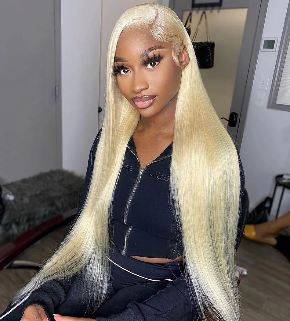 613 Blonde HD Transparent Lace Frontal Human Hair Wigs Tuneful 613 Malaysian Bone Straight 13x4 13x6 Lace Front Human Hair Wigs
