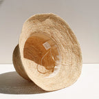 2026 new Raffia Straw Bucket Hat Women Summer Bikini Beach Hat Female Korean Travel Sun Protection Breathable Fisherman Hat