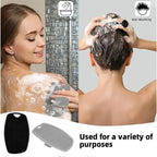 Exfoliating Silicone Bath Brush Portable Massage Bath Brush Body Scrubber Shower Gel Skin Washing Massage Brush Gadget Bathroom