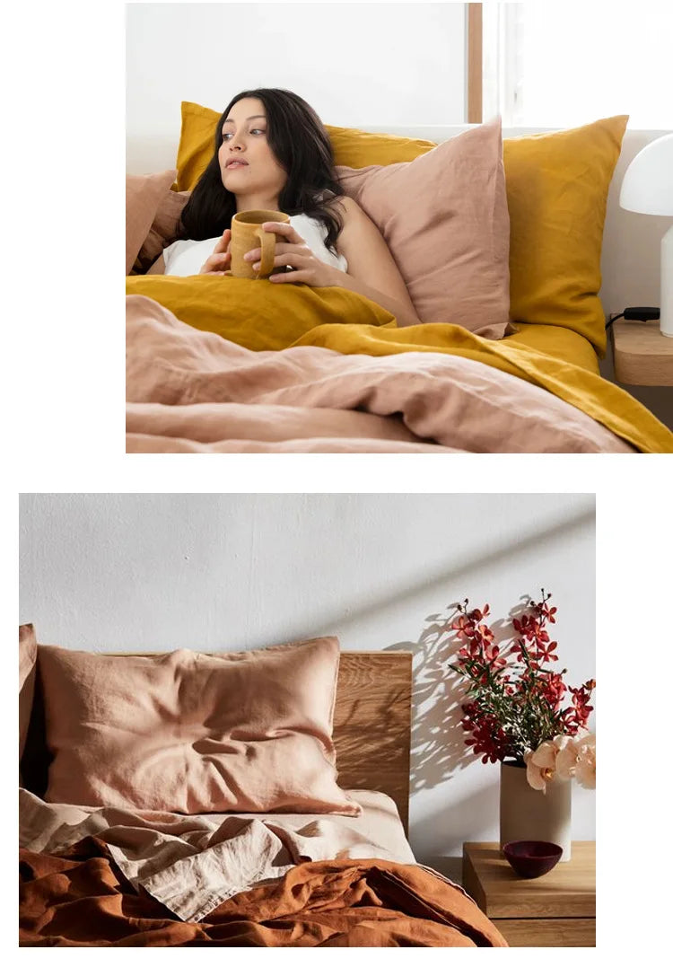 French Stone Wash Linen Throw Pillow Case Euro Sham for Bed,Custom Size Envelope Cushion Cover Decoration Pillowcase