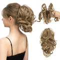 Synthetic Diy Claw Clip In Ponytail Hair Extensions Hairpiece Hair Bun Fake Black Blonde Natural Hair False Pigtail for Women