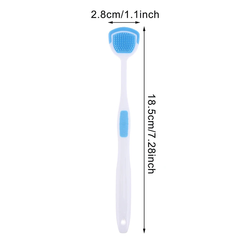 1/5PCS Tongue Scraper Soft Silicone Cleaning Tongue Toothbrush Oral Cleaner Brush Mouth Fresh Breath Scraping Hygiene Care Tools