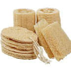 5pcs Natural Loofah Sponges Organic Luffa Bath Shower Sponge Exfoliating Body Back Scrubber for SPA Beauty Bathing Daily Care