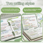 Multifunctional 120 Pages Loose-leaf Notebook Color Flip Up Diary Book Detachable Grid Inner Pages Notepad for School Office