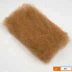 QVR Afro Kinky Bulk Hair No Attachment 50g Afro Curly Bulk 100% Human Hair Unprocessed Virgin Remy Braiding Hair for Dreadlocks