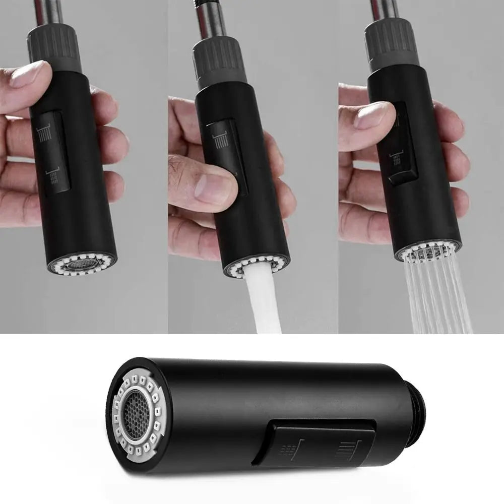 Universal G1/2 Pull Out Shower Nozzle Sprayer Bathroom Sink Spare Replacement Tap Kitchen Faucet Spray Head