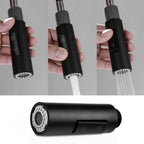 Universal G1/2 Pull Out Shower Nozzle Sprayer Bathroom Sink Spare Replacement Tap Kitchen Faucet Spray Head