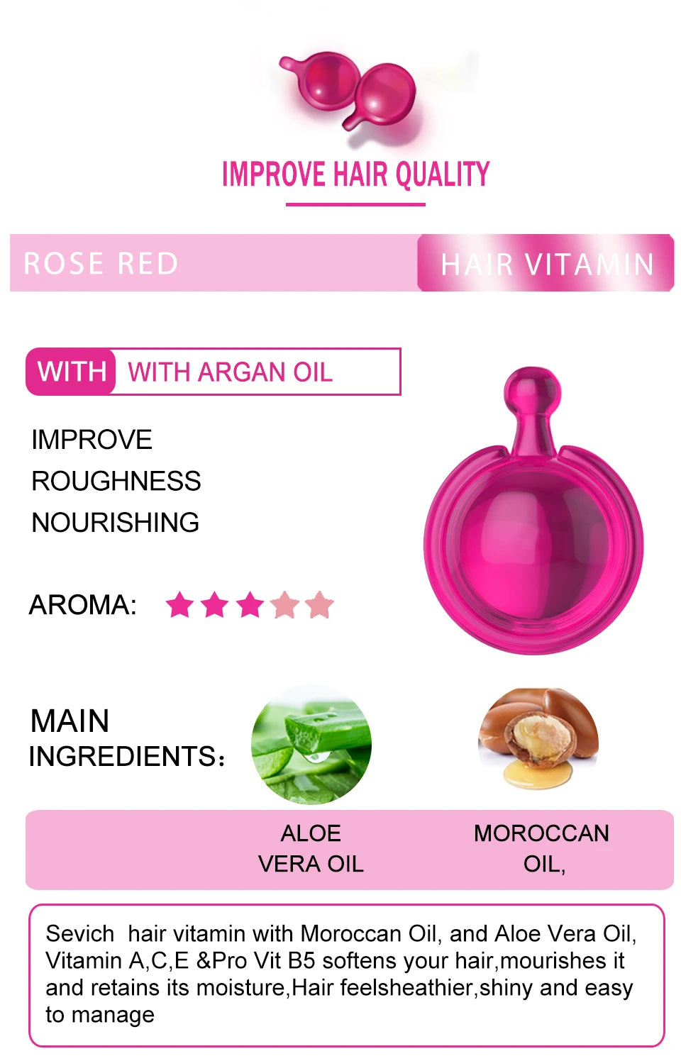 Mix Hair Vitamin Capsule Fast Repairing Maltreated Frizzy Hair Silky Moisturizing Hair Oil  Nourishing Keratin Complex Serum Oil