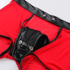 Men's Panties Male Buttons Underpants Man Sexy Mesh Shorts Boxers Underwear Breathable Ropa Interior Hombre Boxershorts for Men