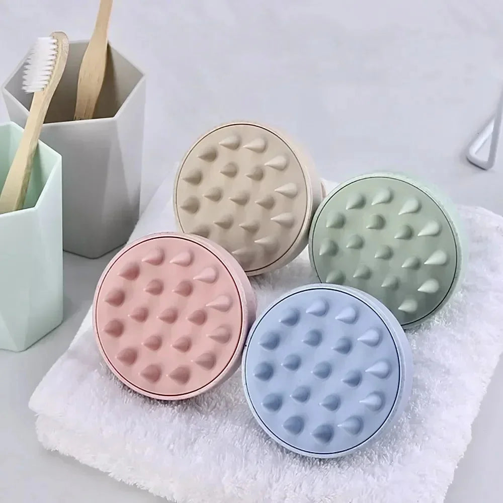 Price shown before tax Scalp Massage Comb Silicone Shampoo Brush Head Hair Washing Combs Body Massage Brush Bath Shower Brush Sa