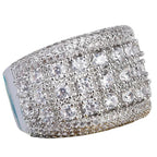 Classic Women's Ring Fashion Casual Simple Jewelry All Sparkly Cubic Zircon Party Luxury Wedding
