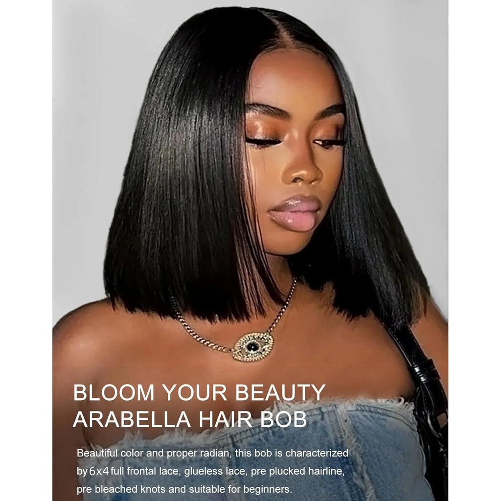 27# Blonde Short Bob Wig Human Hair 210% Straight 13x4 Lace Front Wig Human Hair Bob Wigs for Black Women Burgundy Brown Black