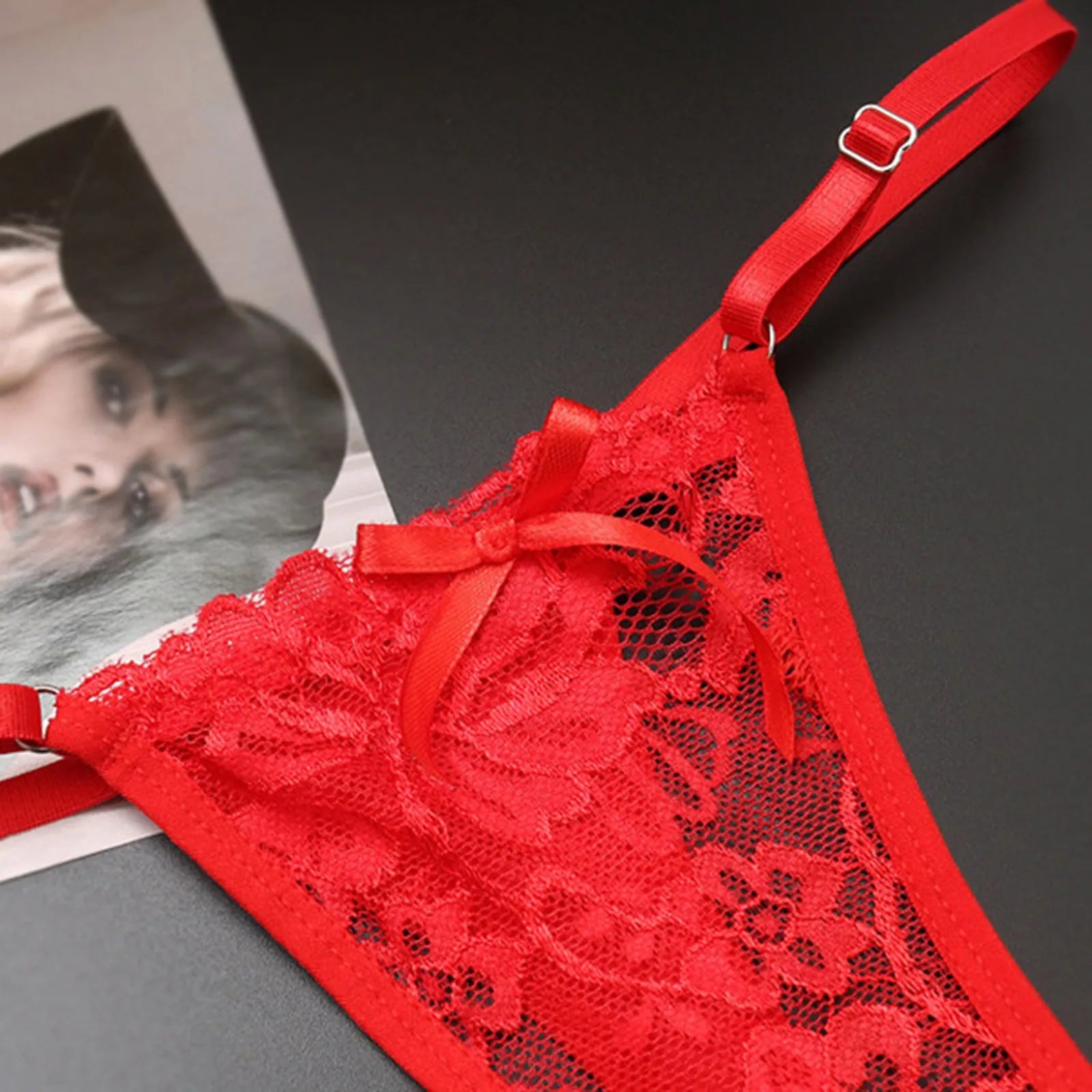Sexy Solid Women's Underpants Low Waist  Thong Breathable Panties Lace Briefs Underwear Sexy Seamless Underwear G Strings