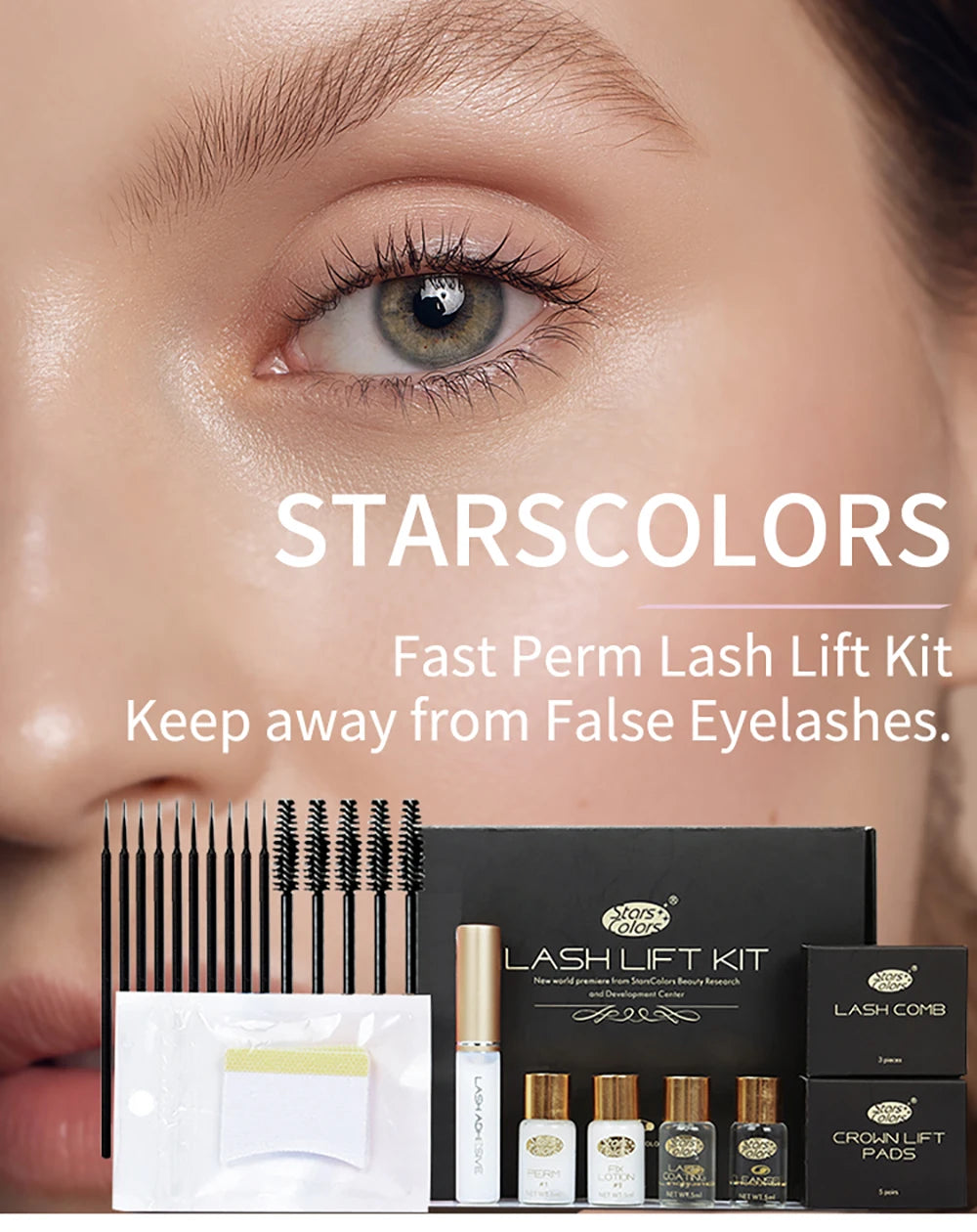 5-8 Minutes Quick Lash Lifting Eyelash Fast Perm Lash Lift Kit Curling Lashes Eyelash Enhancer Eye Makeup Tool For Salon