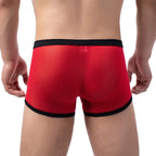 Men's Underwear Mesh Breathable Boxers Shorts Low Waist Soft and Comfortable Casual Panties