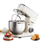 BioloMix 7L Food Mixers for Baking, 1200W DC Motor Stand Mixer, with Dough Hook, Whisk & Beater, Meat Grinder Attachment