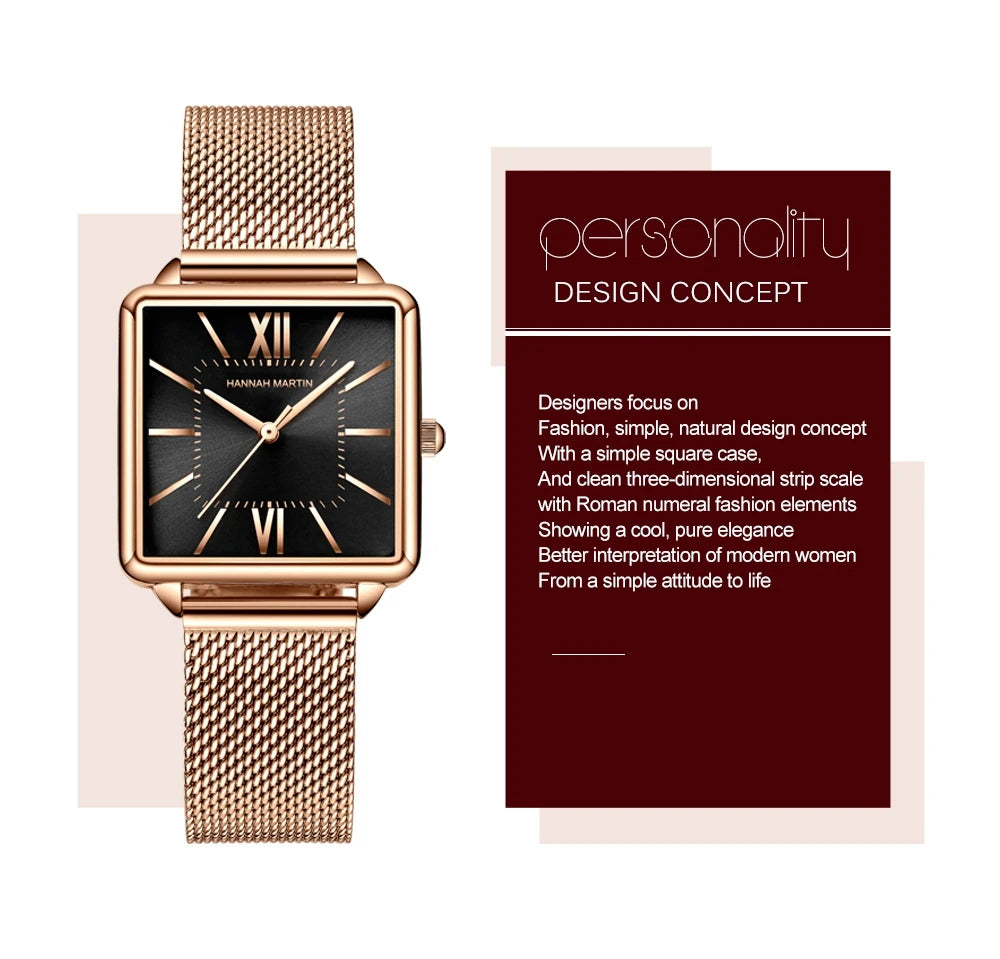 Miyota 2035 Quartz Machine Core Luxurious Top Brand Original Wrist Watch High Quality Fashion Women's Sports Dropshipping Watch