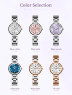 OLEVS Elegant Fashion Women's Watches Luxury Brand Quartz Watch for Ladies Waterproof Stainless Steel Luminous Date Wristwatch