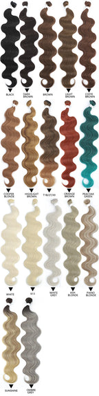 Body Wave Bundles Brazilian Hair Weaving Soft Natural Synthetic Hair Extensions Colorful Body Wave Top Quality Thick Hair