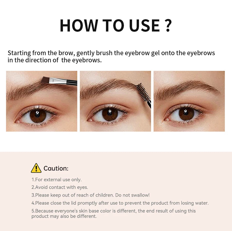Lakerain Brow Pomade with Dual-Ended Brush Long-Lasting Waterproof Sweatproof Natural Smooth Eyebrow Brow Pencil Makeup