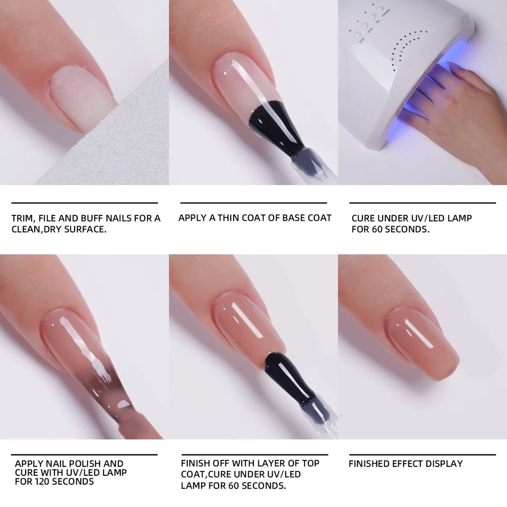 2025 Japanese Spring-Summer Peacock Blue Gel - Skin-Brightening, Home & Salon Use Nail Polish