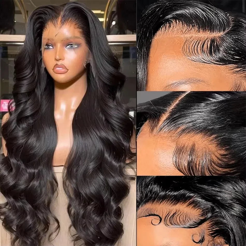13x6 Body Wave HD Lace Front Vietnamese Virgin Human Hair Wigs 13x4 Lace Frontal Wig Pre Plucked 30 40Inch 4x4 Closure For Women