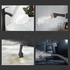 Electric Steam Cleaner 2500W High Pressure Portable Cleaning Machine with Glass Brushes, Car Seats Steam Home Use Kitchen Floors