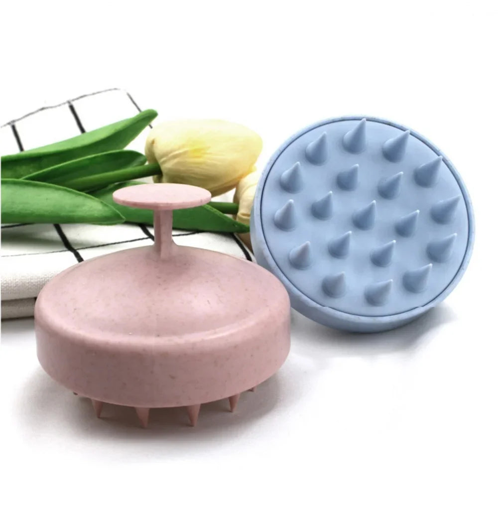 Price shown before tax Scalp Massage Comb Silicone Shampoo Brush Head Hair Washing Combs Body Massage Brush Bath Shower Brush Sa