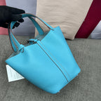 Brand Bucket Bag 18 22CM Women's Bags Trend 2026 Handbag Genuine Leather Luxury Designer Hand Bag Ladies New In Tote Bag