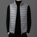 Men' Sleeveless Vest Jackets Winter Fashion Male Cotton-Padded Vest Coats Men Stand Collar Warm Waistcoats Clothing