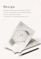 OLEVS 5869 Original Brand Fashion Men's Watch Simplicity Dial Trendy Quartz Watch Waterproof Date Milanese Mesh Belt  Wristwatch