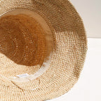2026 new Raffia Straw Bucket Hat Women Summer Bikini Beach Hat Female Korean Travel Sun Protection Breathable Fisherman Hat