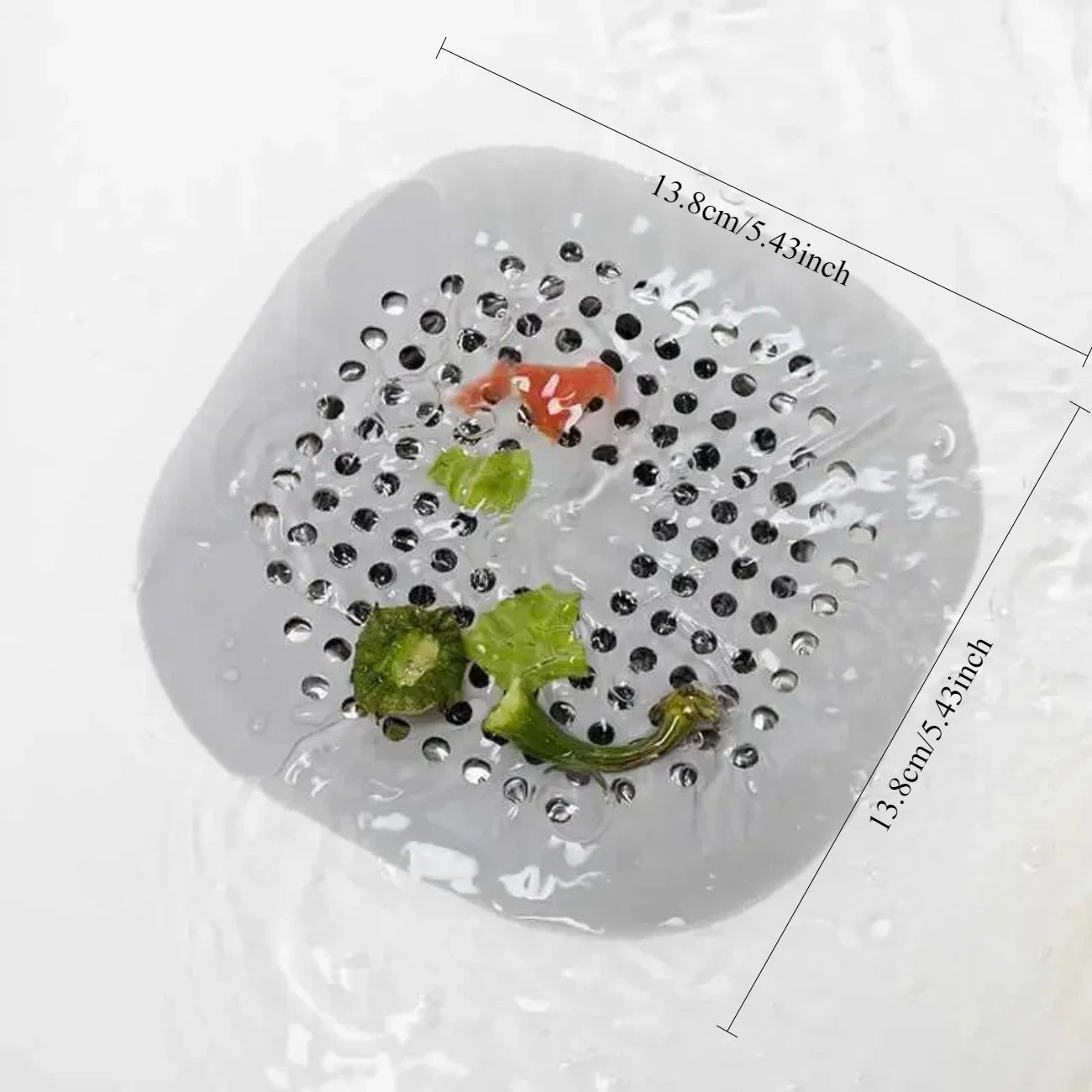 1/4pcs Shower Drain Plug Hair Catcher Stopper Kitchen Sink Strainer Sewer Silicone Bathroom Floor Bathtub Water Filter Home Tool