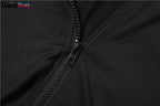 Weird Puss Sporty Casual 2 Piece Set Women Tracksuit Hooded Zip Crop Tops+Leggings Fitness Soft Stretch Streetwear Activity Suit