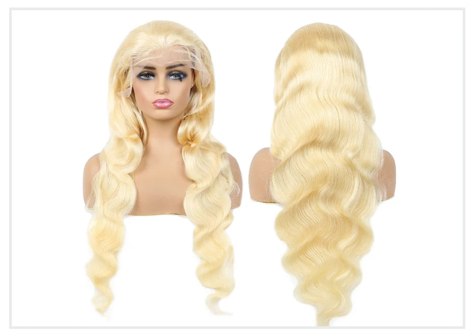 30 40 Inch 613 Human Hair Wig 13x6 Hd Lace Frontal Wigs For Women Body Wave 360 Wigs Human Hair Honey Blonde 13x4 Lace Front Wig