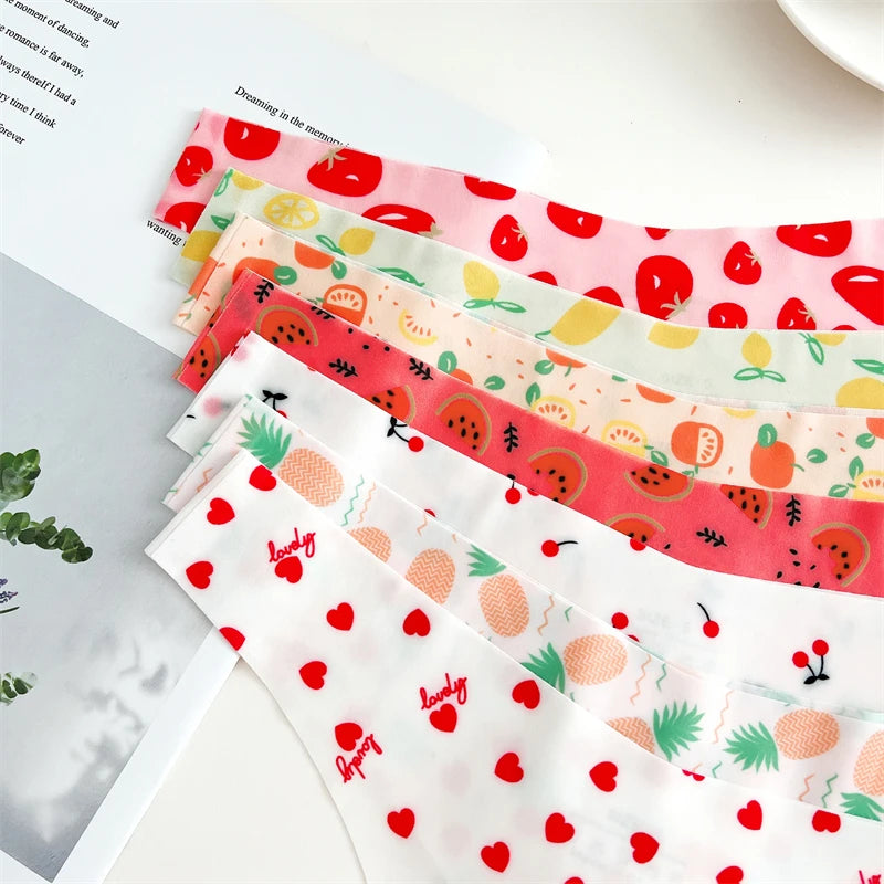 Ultra-thin Seamless Underwear Women's Panties Sexy Graphic Print Thongs Female Low-Waist Stretch G Strings Comfort Lingerie New