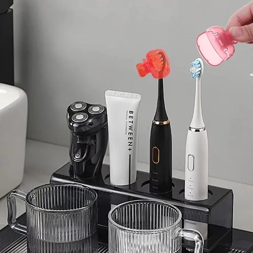 10/1PCS Toothbrush Dustproof Clips Plastic Toothbrush Head Protective Cover Portable Travel Camping Bathroom Brush Caps Case