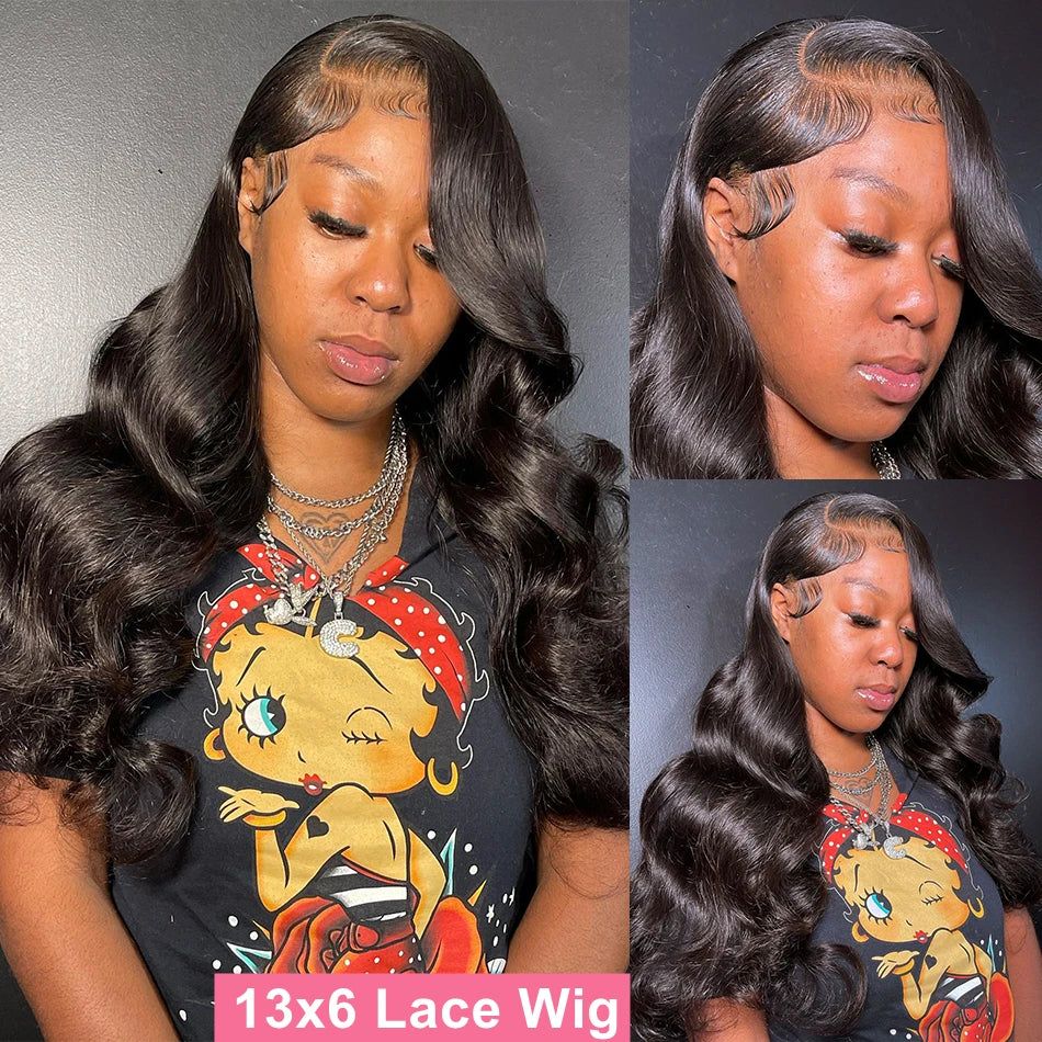 30 40 Inch 13x4 13x6 Hd Body Wave Lace Front Wigs Pre Plucked Loose Wave Lace Frontal Wig Water Wave Human Hair Wigs For Women