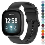 Silicone Strap For Fitbit Versa 4 3 2 1 Versa Lite Band SmartWatch Bracelet For Fitbit Sense/Sense 2 Correa Watchband Pin Buckle