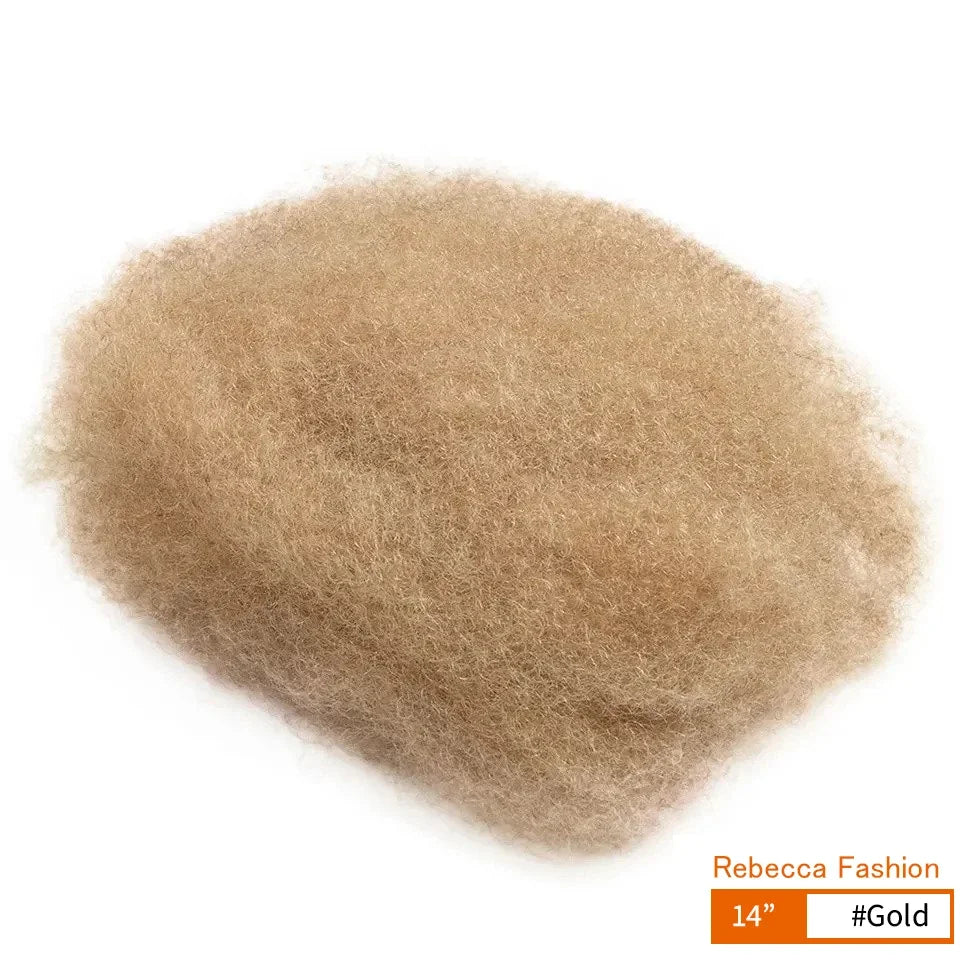 QVR Afro Kinky Bulk Hair No Attachment 50g Afro Curly Bulk 100% Human Hair Unprocessed Virgin Remy Braiding Hair for Dreadlocks